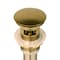 Nantucket Sinks Brushed Gold Finish Umbrella Drain With Overflow NS-UDBG-OF - alternate 1